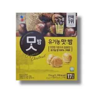 CJ맛밤 씨제이 유기농 맛밤 714g 42g x 17팩 SH