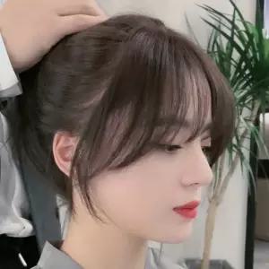 고품질 여성앞머리가발 단발앞머리 여신 앞머리 가발