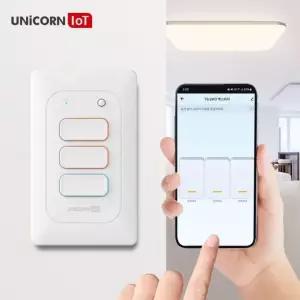 IoT 스마트 3구 벽스위치 무선원격제어