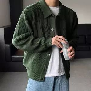 남성 간절기 니트 카라 데일리 의류 DMG-CA-Q4324873