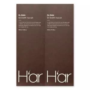 하아르 닥터란 달걀샴푸 500ml 2개 탈모 샴푸 계란유래단백질