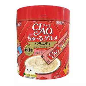 이나바 챠오츄르 구루메 버라이어티 14g X 60P