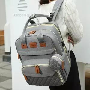 방수 기저귀갈이백팩 블랙 기저귀갈이가방백팩