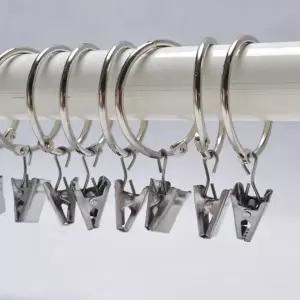 후크 집게링 커튼 내경 오픈형 50mm 고리 20pcs