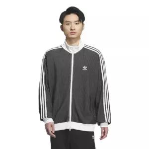 아디다스 오버사이즈 와플 니트 트랙탑 블랙 KC2619 5364802