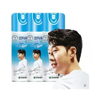 유한양행 안티푸라민 쿨 에어파스(손흥민에디션) 220ml X 3개