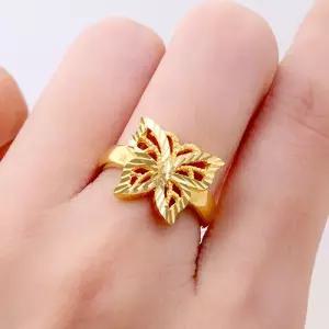 여자 순금 반지 디자인 11.25g [컷팅 라인 나비]