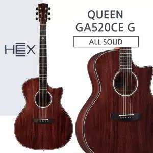 헥스 GA520CE 유광 GA바디 올솔리드 어쿠스틱 통기타
