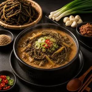 [쿡팟] 들깨 시래기 된장국 500g
