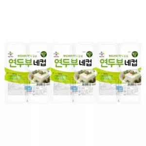 (e)CJ 행복한콩 연두부네컵 360g x3개