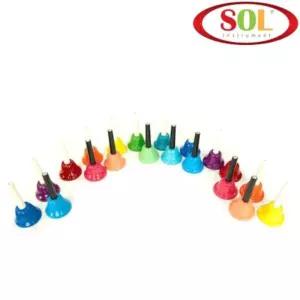 SOL 컬러 핸드벨 EFC-420RB 20음 교육용 악기