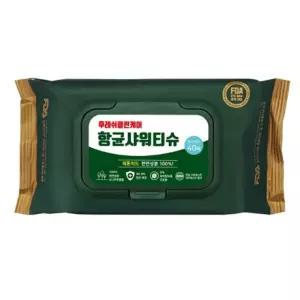 2+2 BIG SIZE 후레쉬클린케어 항균샤워티슈 40매