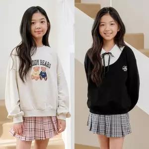 로라 체크 스커트 속바지포함 / 여아 주니어 의류 초등학생 옷