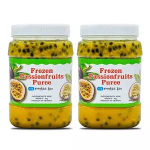 신정푸드 냉동 패션후르츠 퓨레 1kg x 2개