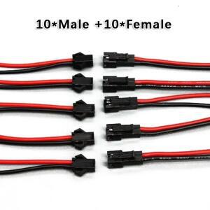2.54mm SM 2핀 2P 커넥터 플매트 카펫 러그 수/암 헤드 와이어 케이블 DC 마이크로 수 암