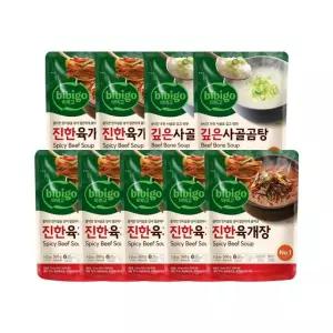 (e)CJ 비비고 진한육개장 500g x7개 + 깊은사골곰탕 500g x2개