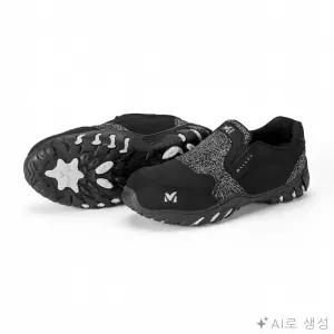 일꼽 밀레 M-007 보통작업용 단화 안전화 발목보호안전화