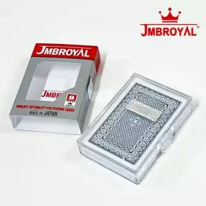 JMB 로얄카드 포커 트럼프 카드 마술 게임 1BOX 12개 하우스 전문가용 플라스틱 플레잉 윈드밀