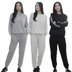 [하프클럽/]여성 빅사이즈 투라인 조거팬츠 운동복세트