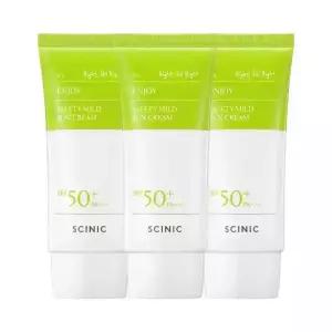 싸이닉 엔조이 세이프티 마일드 선크림 무기자차 SPF50+ PA++++ 50g 3개