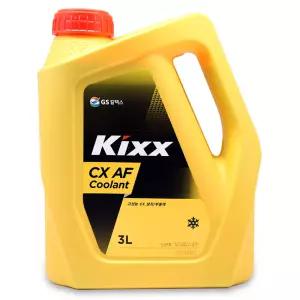 GS 중장비 자동차 냉각수/부동액 Kixx CX AF COOLANT 3L,적색