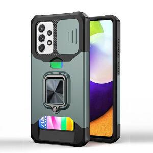 [기타]갤럭시 A72 5G LTE A726 A725 범퍼 하드 카드 수납 홀더 마그네틱 자석 핑거 링 캠쉴드 거치대 핸...