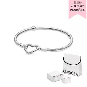[롯데백화점]판도라 [백화점 보증서 제공]모멘츠 하트 클로저 스네이크 체인 브레이슬릿_599539C00