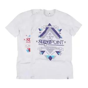 [SUGAPOINT]슈가포인트 남성/여성 스노우보드 그래픽 톨티 루즈핏 순면 반팔 롱 티셔츠 Pyramid