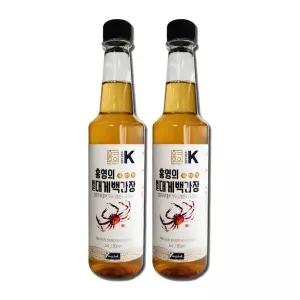 홍영의 붉은 대게 백간장 500ml 2개 영덕 어간장