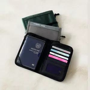 [트래블라라] RFID 차단 가족 여권 파우치 해외여행 여권 지갑 가방 안티스키밍