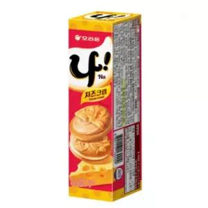 루리점빵 오리온 나 치즈크림 대용량과자 77G 10개 개별포장간식 회사간식 커피과자