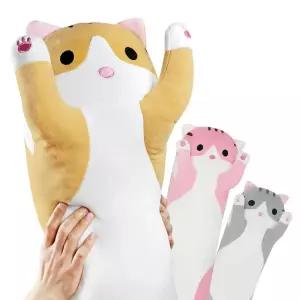모찌 귀여운 고양이 애착인형 야옹이 발바닥 바디필로우 50cm 안고 자는 베개