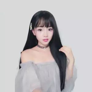 자연스러운 연출 생머리 긴머리 롱가발 여자가발