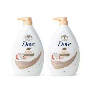 도브 수딩 코코넛 오트 바디워시 1000ml 2개