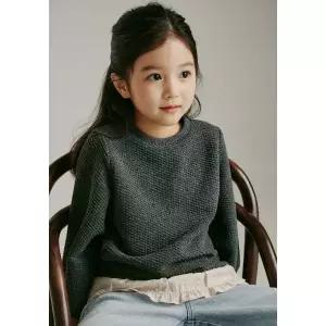 [빈][AK수원점] [빈] 차콜 그레이 라운드 티셔츠 BA54TS01CG