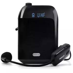 NEKO 무선마이크 무선 UHF 멀티미디어 앰프 마이크 NKUA400S 검정