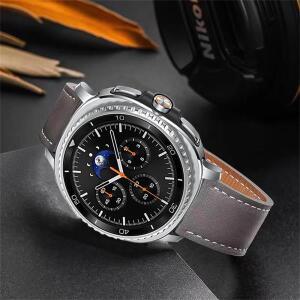 삼성 갤럭시 워치 9 8 40mm 44mm 46mm용 노갭스 가죽 밴드, 갤럭시 워치 8 클래식용 스트랩, 캐주얼 팔찌