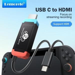 [호환품]레모렐 2m 4K 60Hz USB-C to HDMI 어댑터 PD 100W HD 타입 C 프로젝션 케이블 비디오 변환