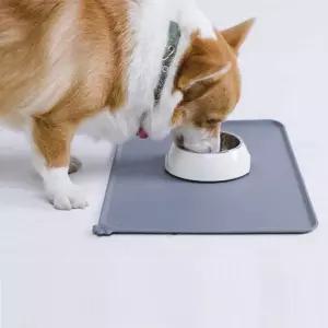 펫 실리콘 반려 동물 식기 매트 강아지 고양이 애견 밥그릇 고양이밥 패드 RU