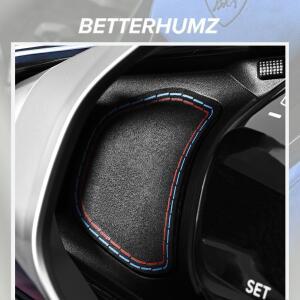 알칸타라 소재 BMW 호환 호환 X3 G45 G48 2025 2026용 내부 문볼 스티커 스크래치 방지  장식 자동차 인테