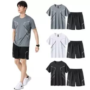 옷자락 패션 미니멀 시원 통기성 트레이닝 세트 URD-404