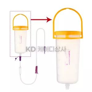 베스트케어 피딩보틀 600ml 엔커버액통 피딩통 용기 환자영양식공급