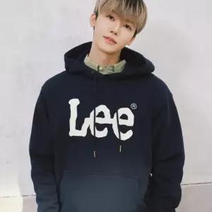 리 LEE 빅 트위치 로고 후드 티셔츠 네이비 LE2601HD01NA