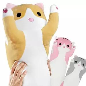 애착인형 모찌 귀여운 고양이 안고 자는 베개 바디필로우50cm