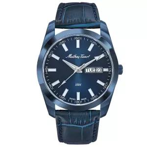 [메티티솟] 스위스 명품 남자 가죽시계 H453BULM
