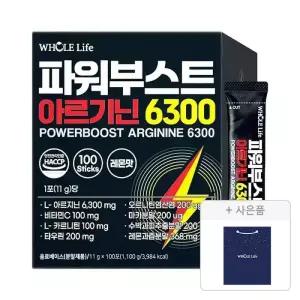 온세상 [쇼핑백증정]홀라이프 파워부스트 아르기닌6000, 100포, 1개 + 증정(홀라이프 쇼핑백, 1개)