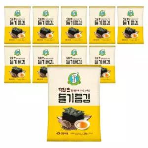 성경김 들기름김 전장김 조미김 온가족 반찬 20g 10개 MNS