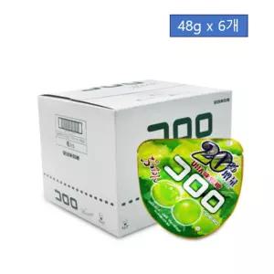 일본 코로로 젤리 머스캣 48g x 6개 (1통) 청포도맛