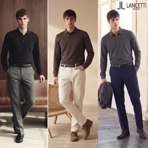 [하프클럽/니콜 생질르]26 FW  란체티 남성 긴팔 카라티셔츠 3종