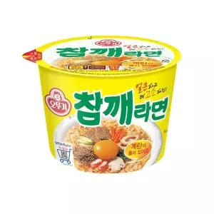 오뚜기 진한 국물 맛있는 참깨라면 컵라면 용기 110g 12개